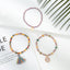 Simple Style Color Block Crystal and Pearl Resin Beaded Bracelets