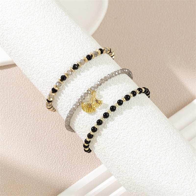 Bohemian Multi-Layer Beaded Crystal Alloy Bracelets for Women