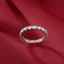 Simple Sterling Silver Moissanite Ring