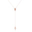 Simple Cross Alloy Plated Women's Pendant Necklace