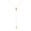 Simple Cross Alloy Plated Women's Pendant Necklace