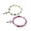 Simple Style Cross Crystal Beaded Bracelet