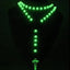 Simple Style Glow-in-the-Dark Cross Pendant Necklace