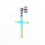 Simple Cross Titanium Steel Drop Earrings for Men