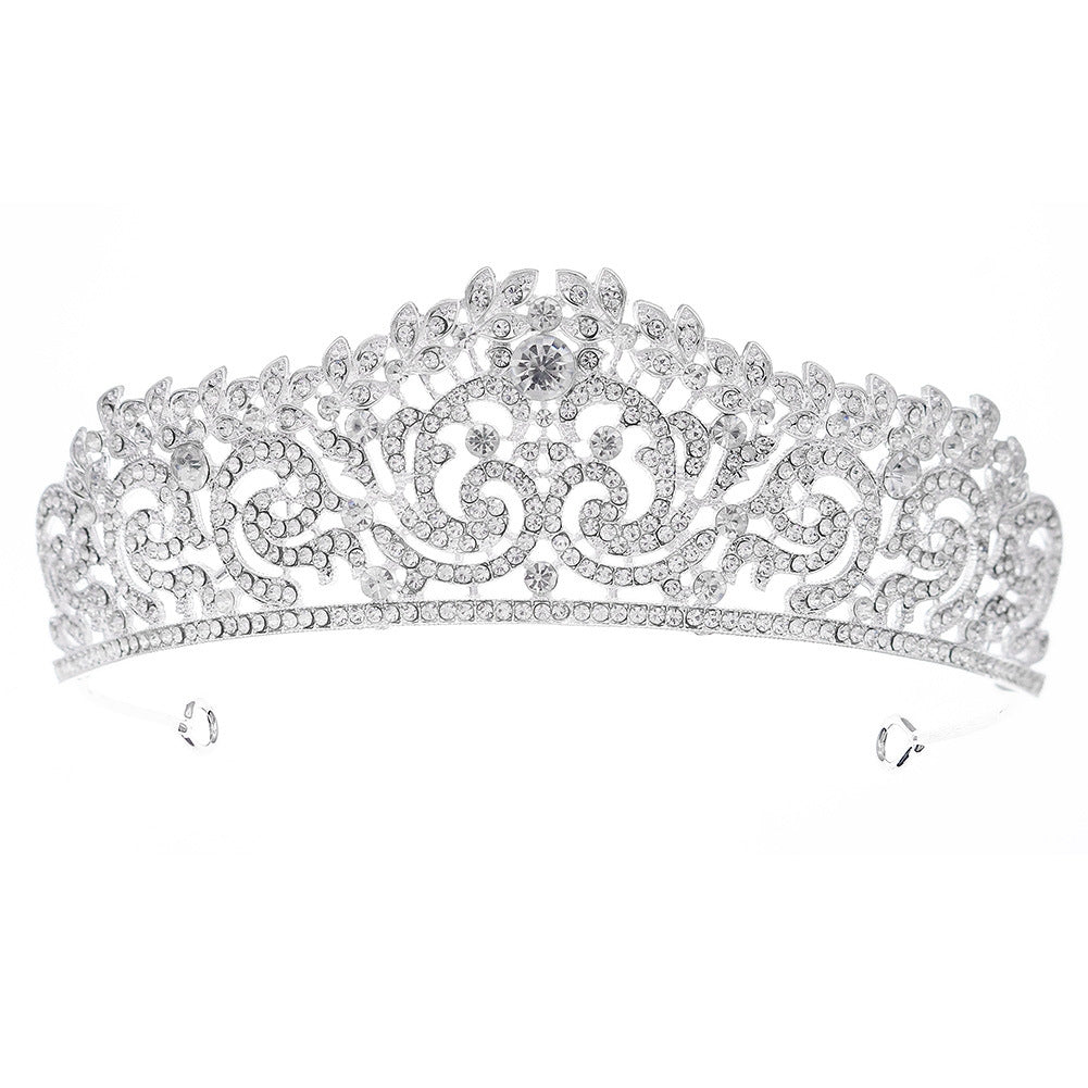 Elegant Rhinestone Alloy Bridal Tiara for Weddings