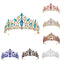 Elegant Baroque Alloy Plated Bridal Crown Accessory