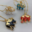 Simple Elephant Pendant Necklace with Zircon Detailing