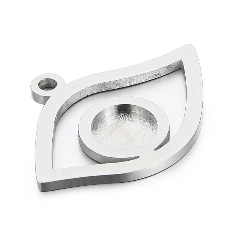 Eye of Horus Stainless Steel Hollow Pendant Necklace and Jewelry Accessories