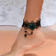 Simple Geometric Flower Lace Women's Anklet Body Chain