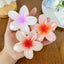 Simple Retro Floral Resin Hair Claw Clip