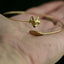 Simple Adjustable Vintage Fox Head Gold-Plated Bangle Bracelet