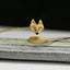 Simple Adjustable Vintage Fox Head Gold-Plated Bangle Bracelet