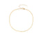 Simple Geometric Alloy Plated Beach Anklet