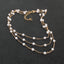 Simple Geometric Multi-Layer Pearl Necklace for Women