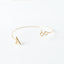 Simple Geometric Triangle Alloy Women's Bangle Bracelet