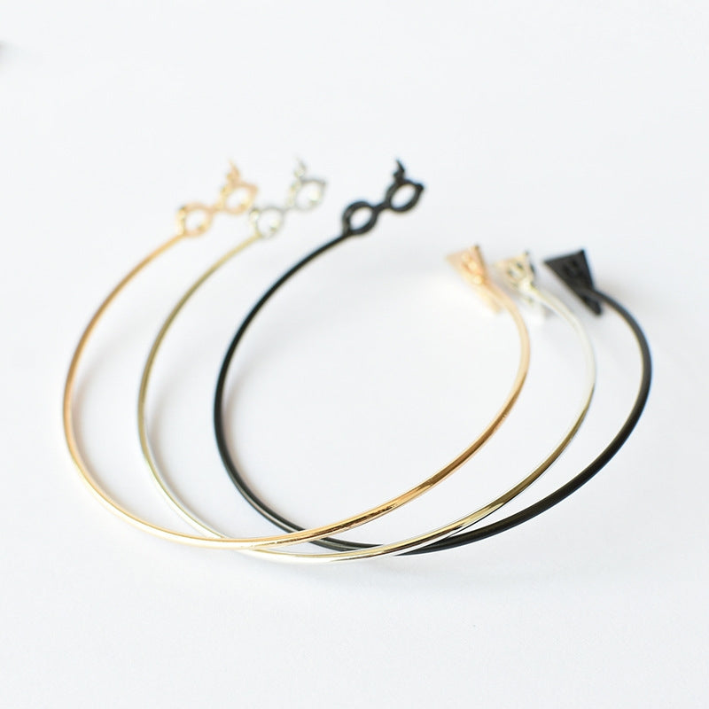 Simple Style Geometric Alloy Plating Women's Bangle