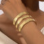 Simple Style Geometric Alloy Wholesale Bangle