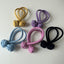 Geometric Cloth & Chinese Knot Elastic Hair Tie Set - Durable & Versatile Headband