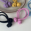 Geometric Cloth & Chinese Knot Elastic Hair Tie Set - Durable & Versatile Headband