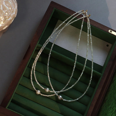 Simple Geometric Freshwater Pearl Choker Necklace 2023