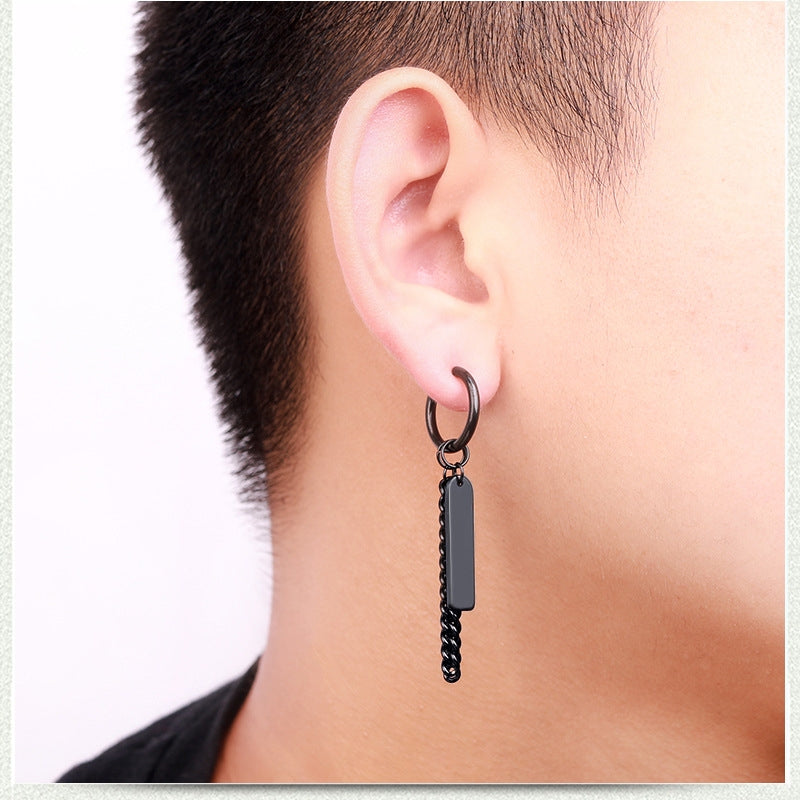 Simple Style Geometric Plating Stainless Steel No Inlaid Earrings