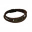 Simple Geometric Multi-Layer Braided Leather Titanium Steel Men's Bracelet