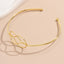 Simple Geometric Hollow Alloy Women's Choker Necklace