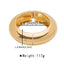 Simple Geometric Solid Color Alloy Bangle Bracelet