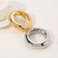 Simple Geometric Solid Color Alloy Bangle Bracelet