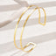 Simple Geometric Openwork Alloy Women's Choker Necklace