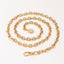 Simple Geometric Metal Chain Belt for Women