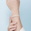14k Gold Plated Sterling Silver Bracelet with Freshwater Pearls and Box Chain