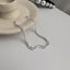 Sterling Silver Geometric Starry Double-Layer Bracelet Chain