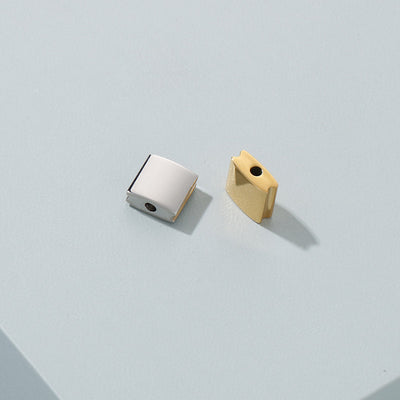 Geometric Stainless Steel Electroplated Gold DIY Jewelry Making Accessories for Bracelets and Beading