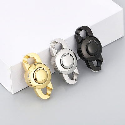 Geometric Stainless Steel Creative Fashion Jewelry Chain Buckle for DIY Handmade Accessories