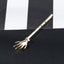 Simple Alloy Skull Hand Hair Clip for Women