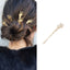 Simple Alloy Skull Hand Hair Clip for Women