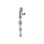 Heart & Eye Zircon Inlay Stainless Steel Belly Ring Set with Butterfly and Pearl Accents