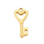 Heart Shaped Stainless Steel Key Pendant Necklace - Hollow Lock Design Jewelry Accessories