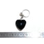 Simple Heart Shape Resin Letter Keychain Pendant