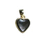 Simple Heart-Shaped Shell Pendant with 18k Gold Plating for DIY Jewelry Accessories