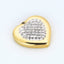 Heart-Shaped Stainless Steel Rhinestone Pendant - Zircon Love Jewelry DIY Accessories