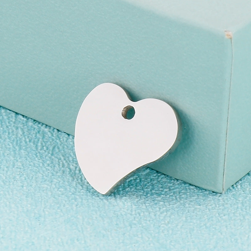 Heart-Shaped Stainless Steel Plated Jewelry Accessories for DIY Fashion Pendant and Handmade Jewelry Materials
