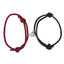 Magnetic Heart Couple Bracelets with Red Rope and Alloy Charm