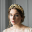 Simple Leaf Metal Baroque Crown Headband