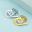 Heart-Shaped Stainless Steel Hollow Love Pendant Jewelry Accessories for DIY