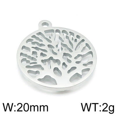 "Tree of Life Stainless Steel Pendant Necklace and Jewelry Accessories"