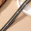 Simple Velvet Inlay Glass Choker for Women - Punk Style Fashion Necklace for Parties