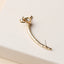 Simple Crescent Moon Rhinestone Inlay Women's Ear Cuff