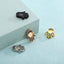 Stainless Steel Micro-Inlaid Zircon Palm-Shaped Jewelry Pendant Accessories